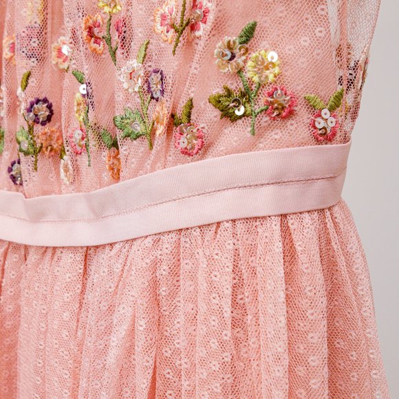 Needle & Thread Pink Floral Maxi Dress - Picture 7 of 10
